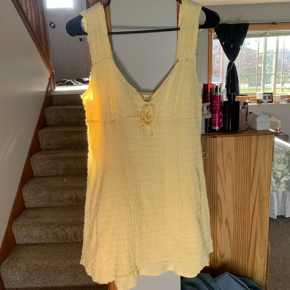 Yellow Sleeveless Dress